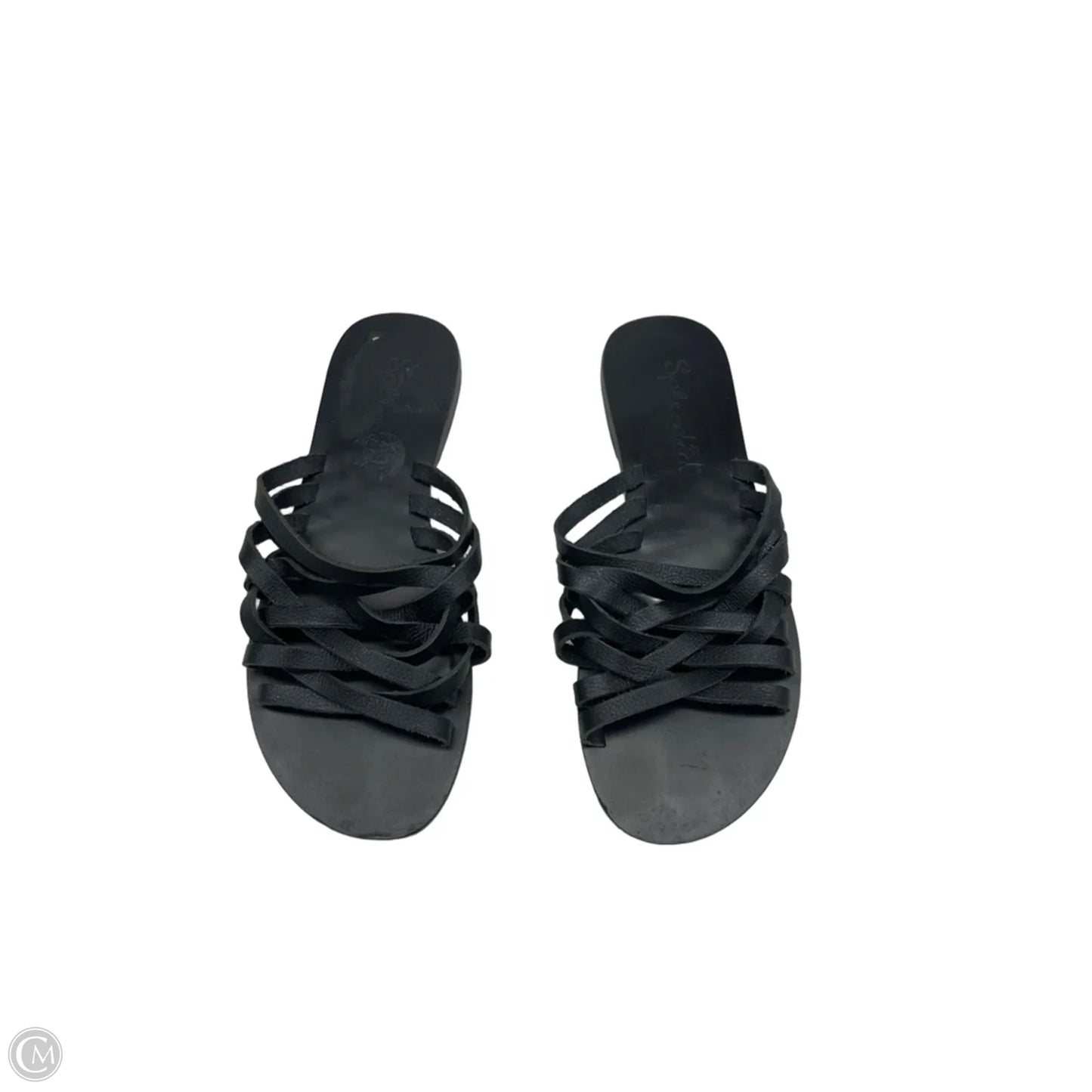Sandals Flats By Splendid In Black, Size: 6