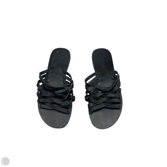 Sandals Flats By Splendid In Black, Size: 6