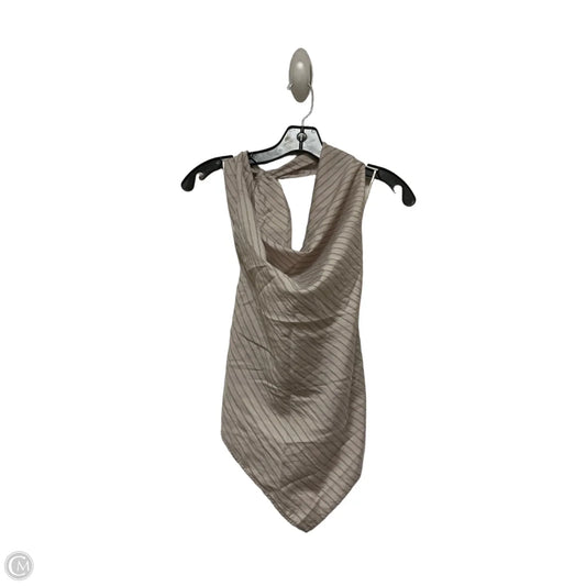Top Sleeveless By Abercrombie And Fitch In Striped Pattern, Size: S