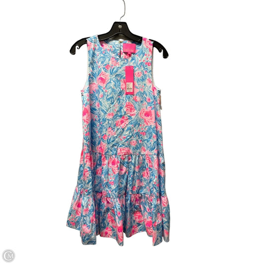 Dress Designer By Lilly Pulitzer In Blue & Pink, Size: Xs