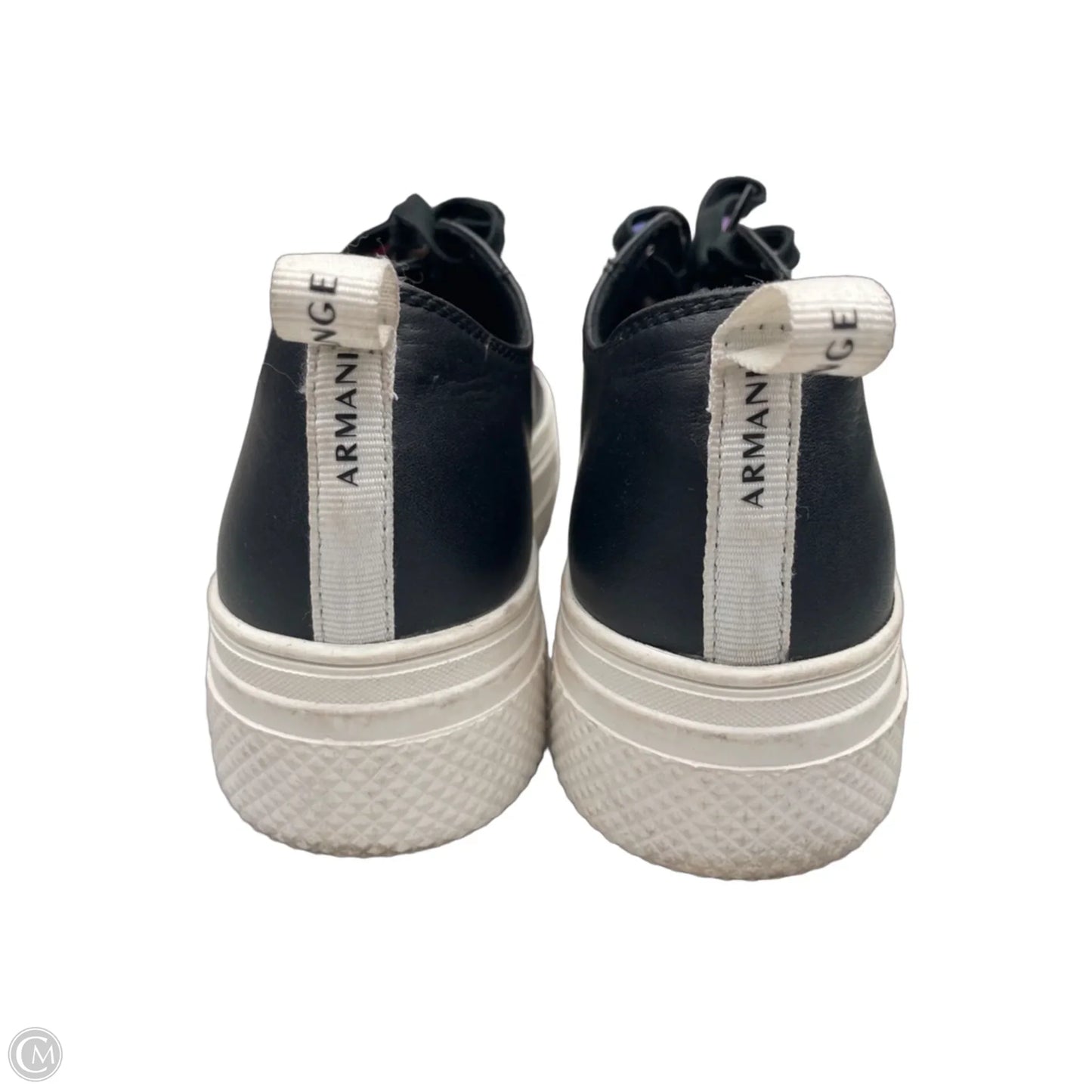Shoes Sneakers By Armani Exchange In Black & White, Size: 10