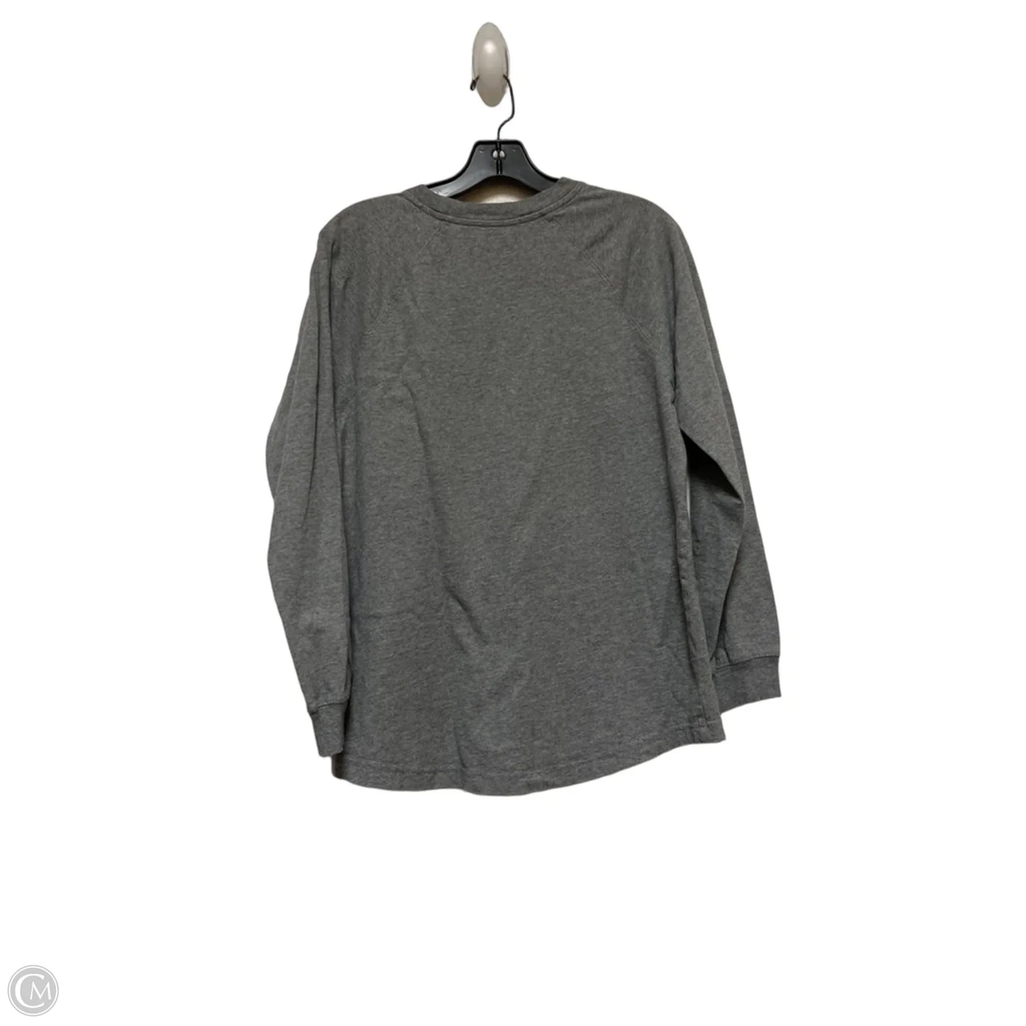 Top Long Sleeve Basic By Disney In Grey, Size: S