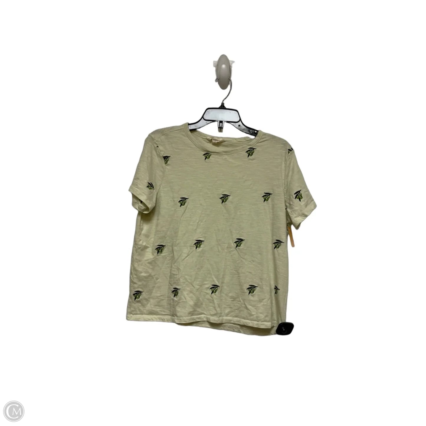 Top Short Sleeve Basic By Lucky Brand In Green, Size: L
