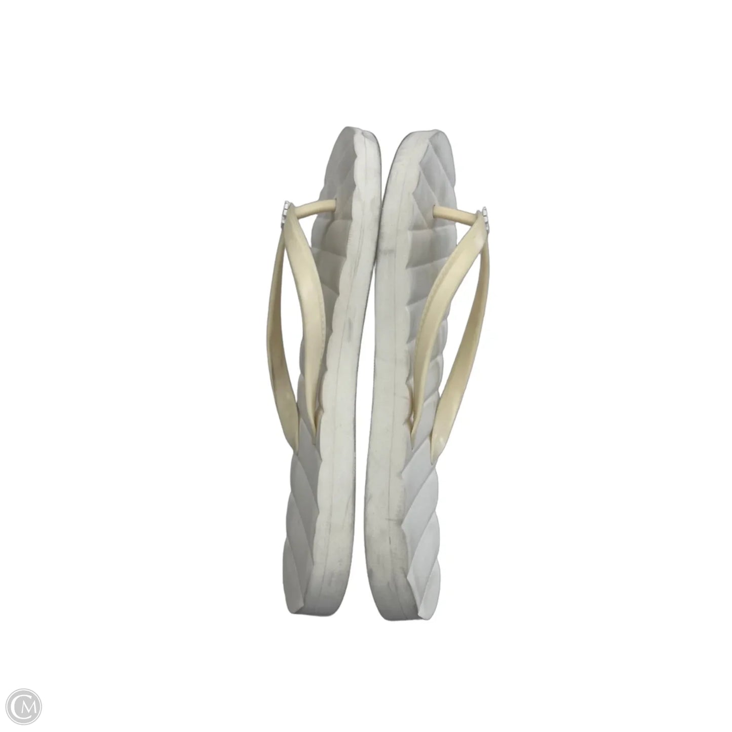 Sandals Designer By Tory Burch In Cream, Size: 10