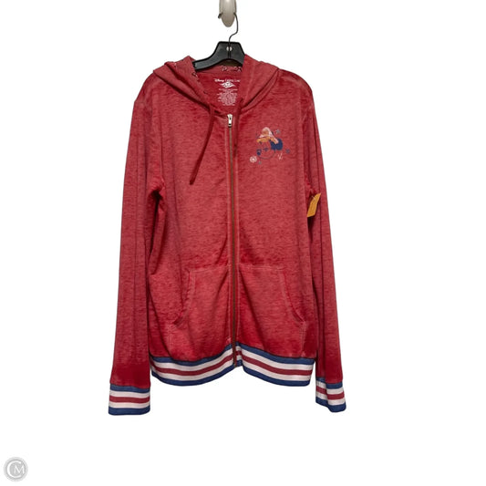 Sweatshirt Hoodie By Disney Store In Blue & Red, Size: Xl