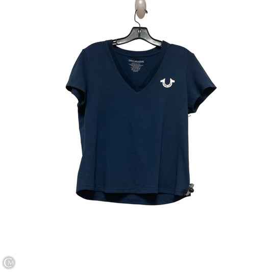 Top Short Sleeve Basic By True Religion In Blue, Size: M