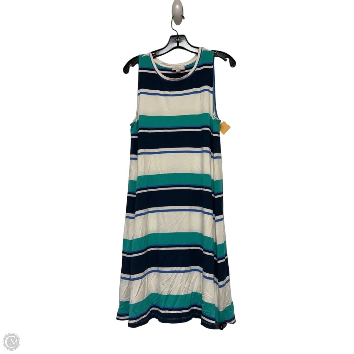 Dress Casual Short By Loft In Striped Pattern, Size: M