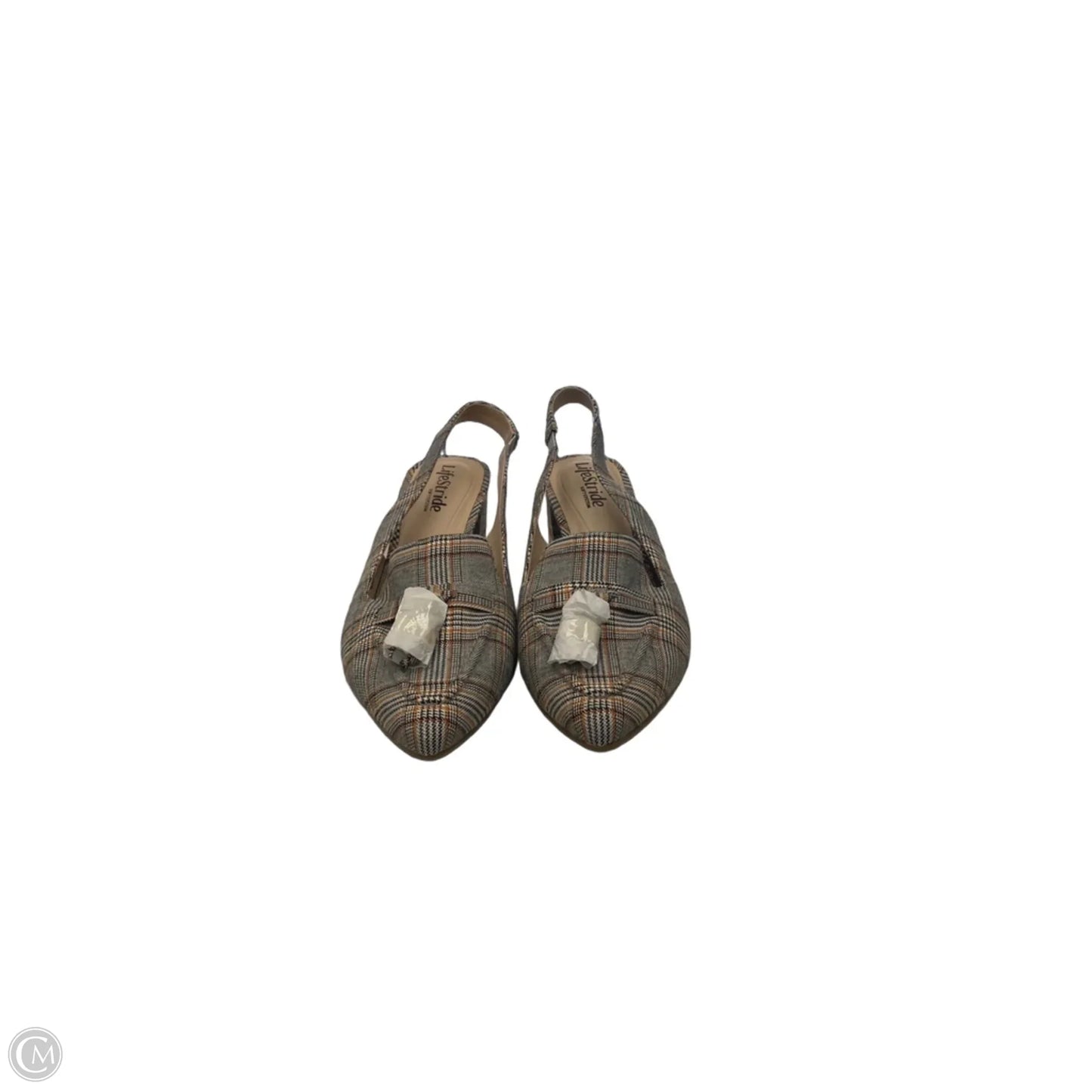 Shoes Heels Block By Life Stride In Plaid Pattern, Size: 7.5
