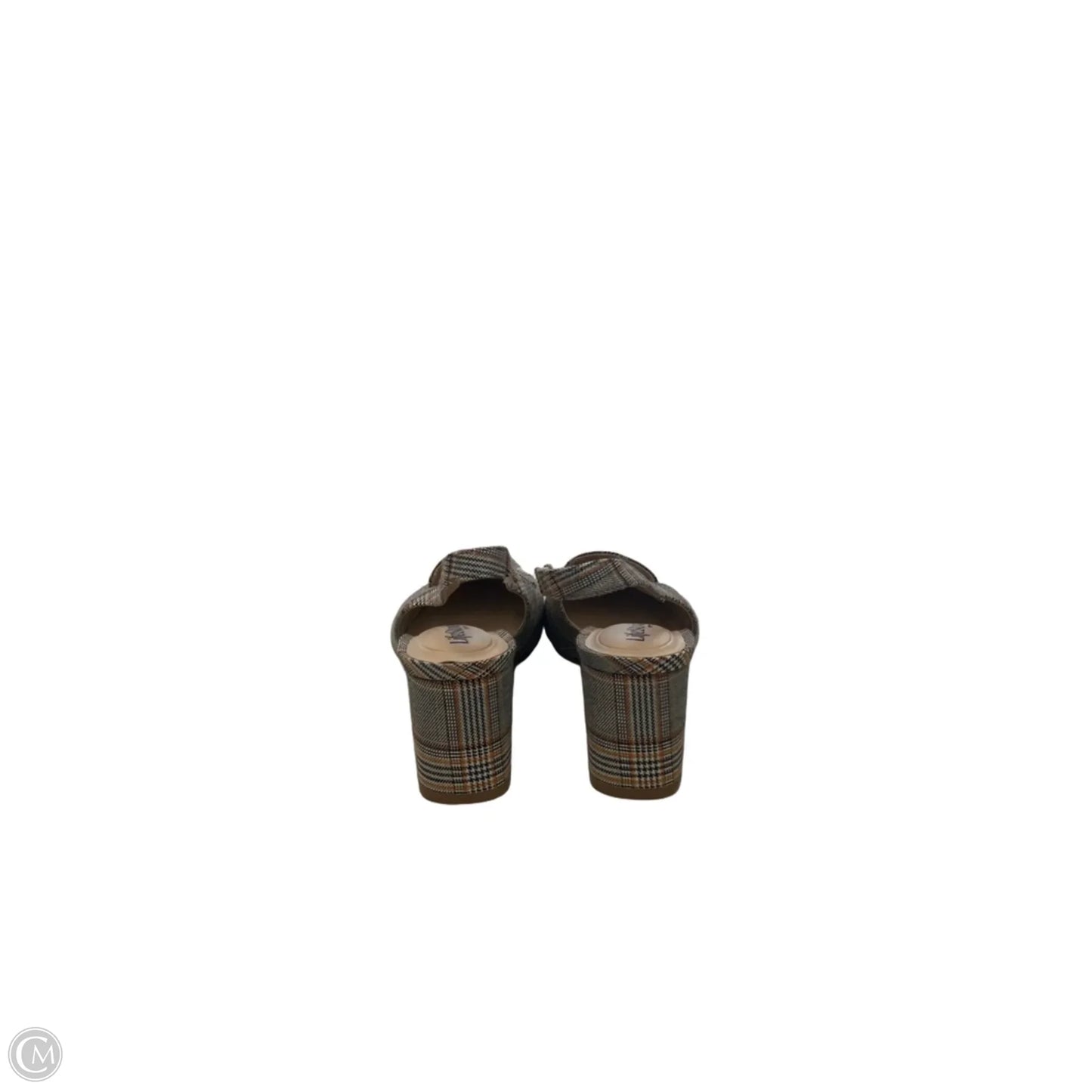 Shoes Heels Block By Life Stride In Plaid Pattern, Size: 7.5