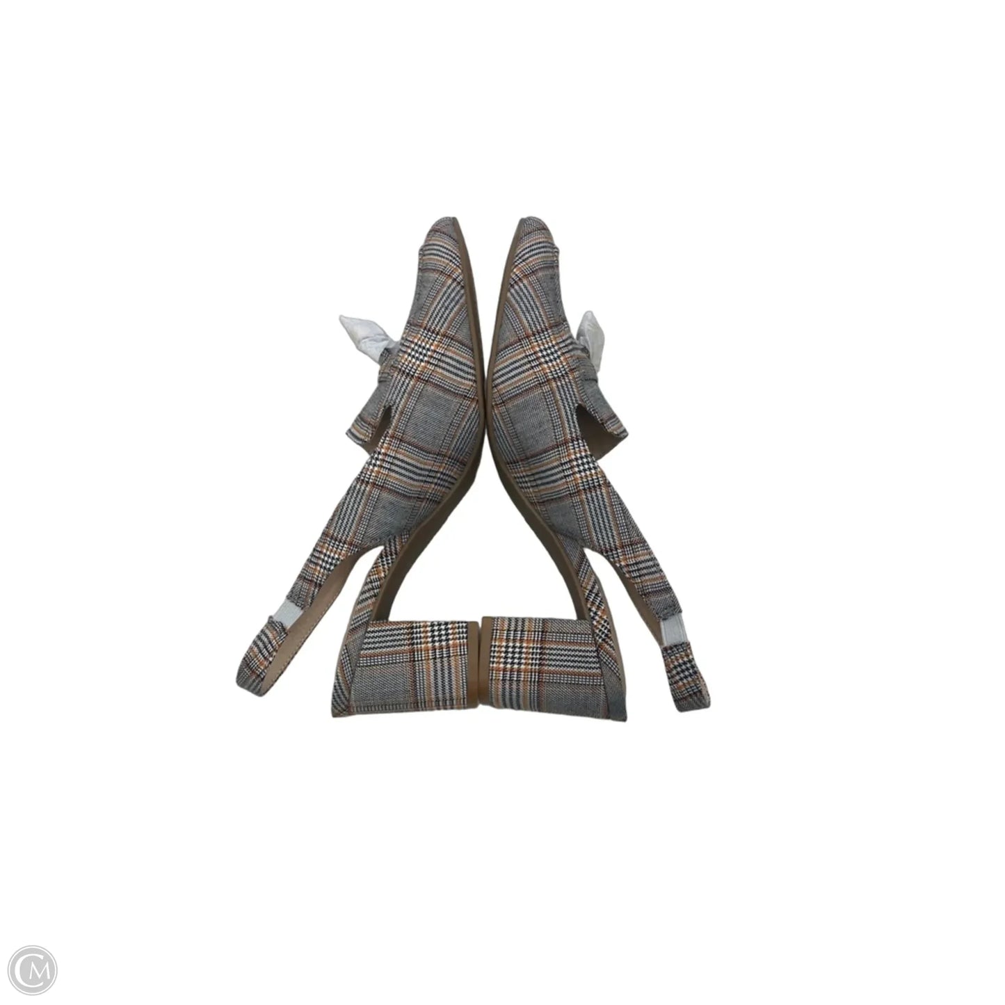 Shoes Heels Block By Life Stride In Plaid Pattern, Size: 7.5