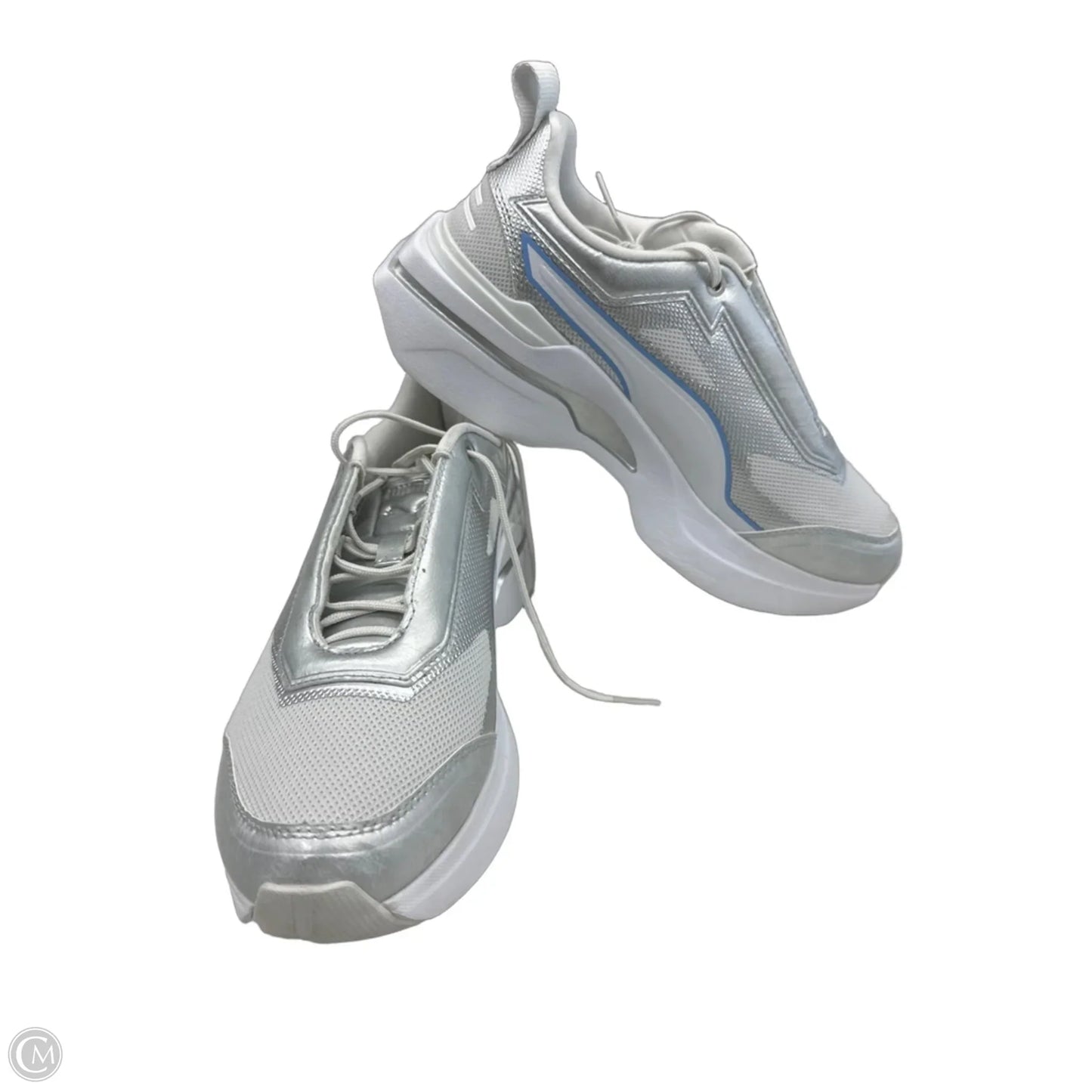 Shoes Sneakers By Puma In Silver, Size: 7.5