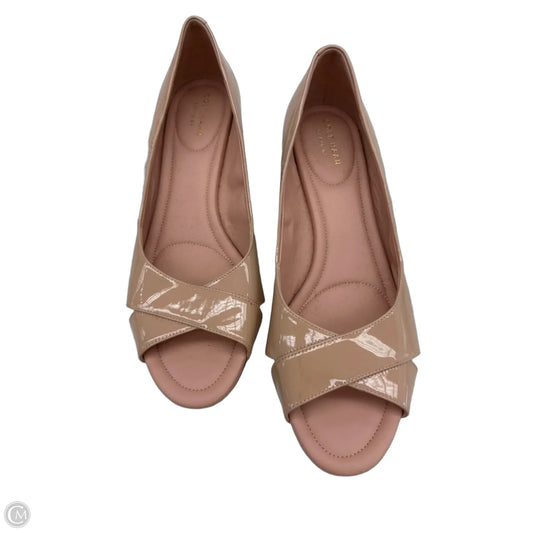 Sandals Heels Wedge By Cole-haan In Tan, Size: 10