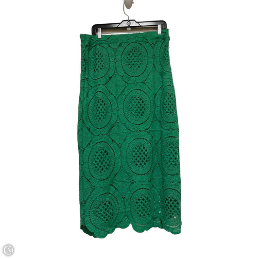 Skirt Maxi By Ultra Pink In Green, Size: 12