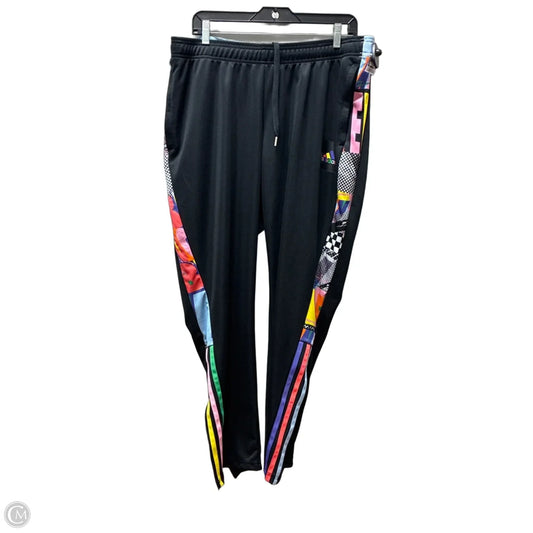 Athletic Pants By Adidas In Black, Size: 1x