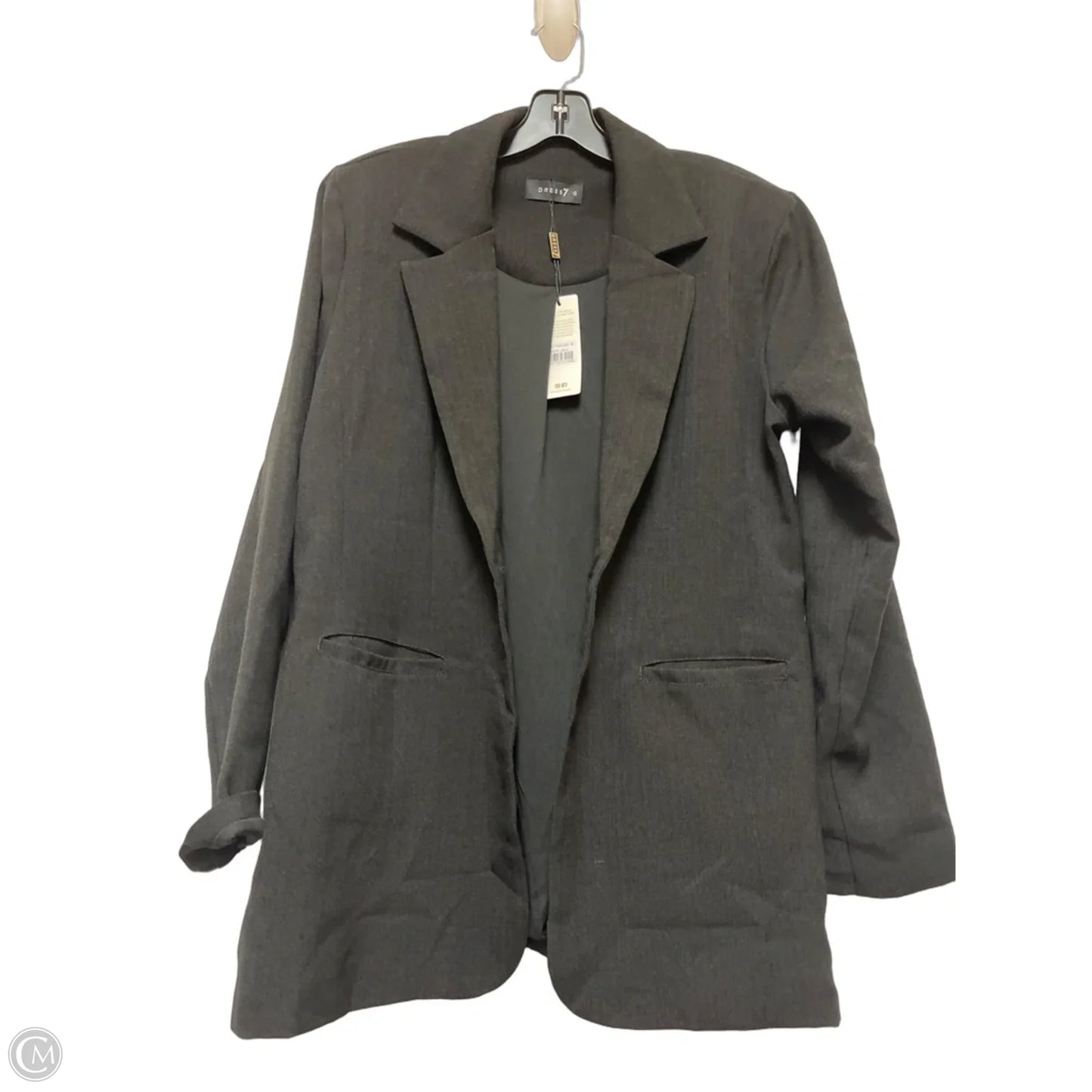 Blazer By Clothes Mentor In Black, Size: L