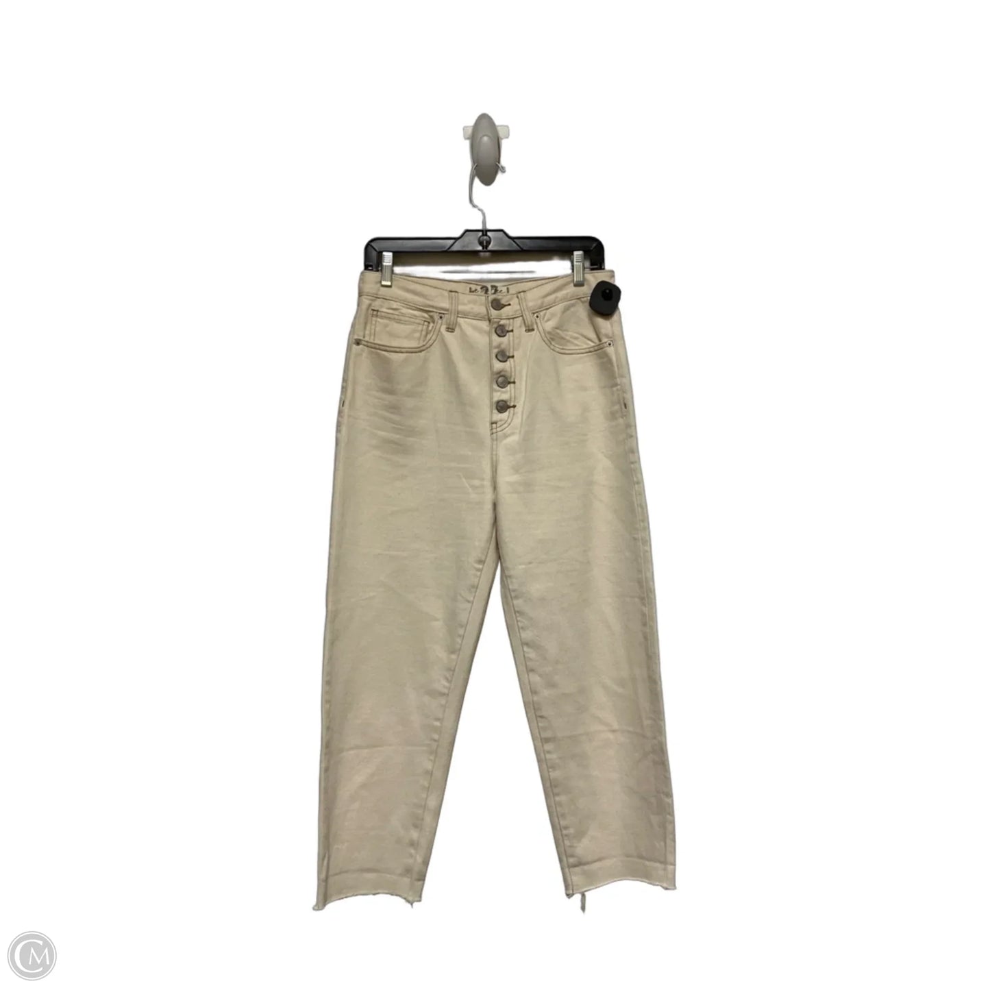 Jeans Straight By We The Free In Cream Denim, Size: 4