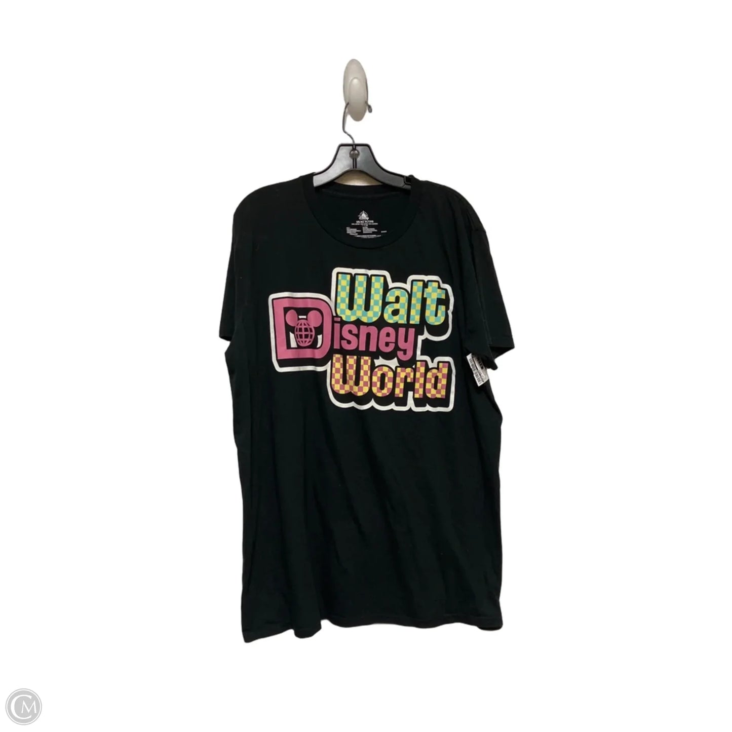 Top Short Sleeve Basic By Disney Store In Black, Size: Xl