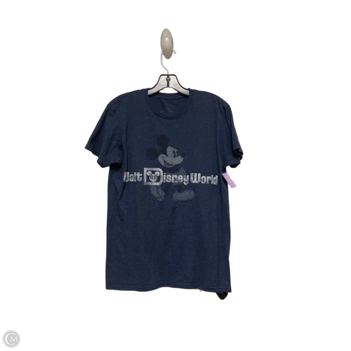 Top Short Sleeve Basic By Disney Store In Blue, Size: S