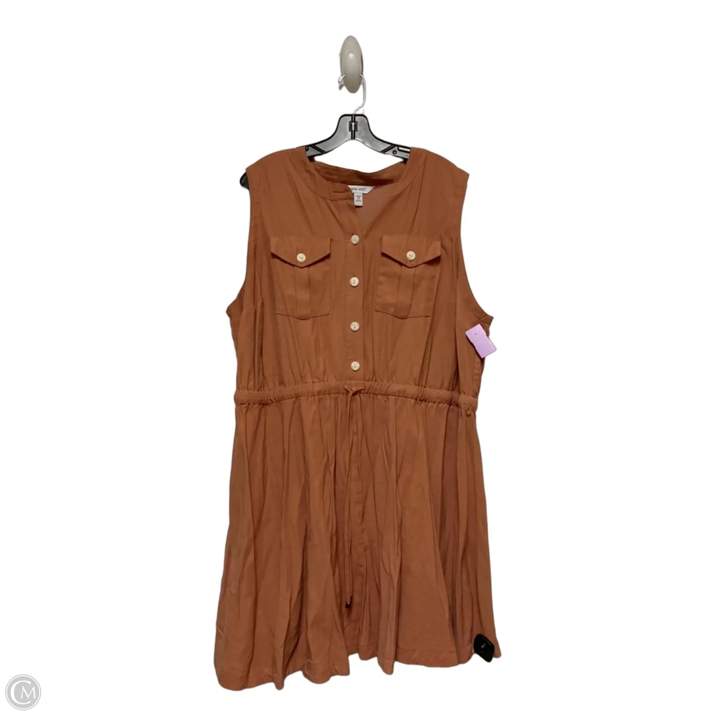 Dress Casual Short By Nine West In Tan, Size: 2x