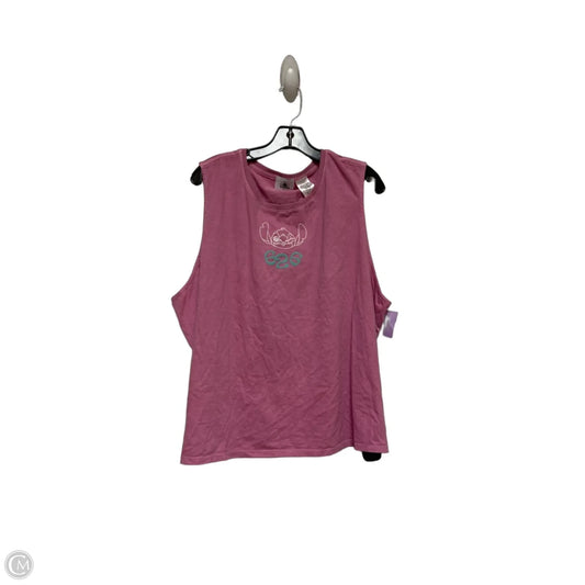 Tank Top By Disney Store In Pink, Size: 3x