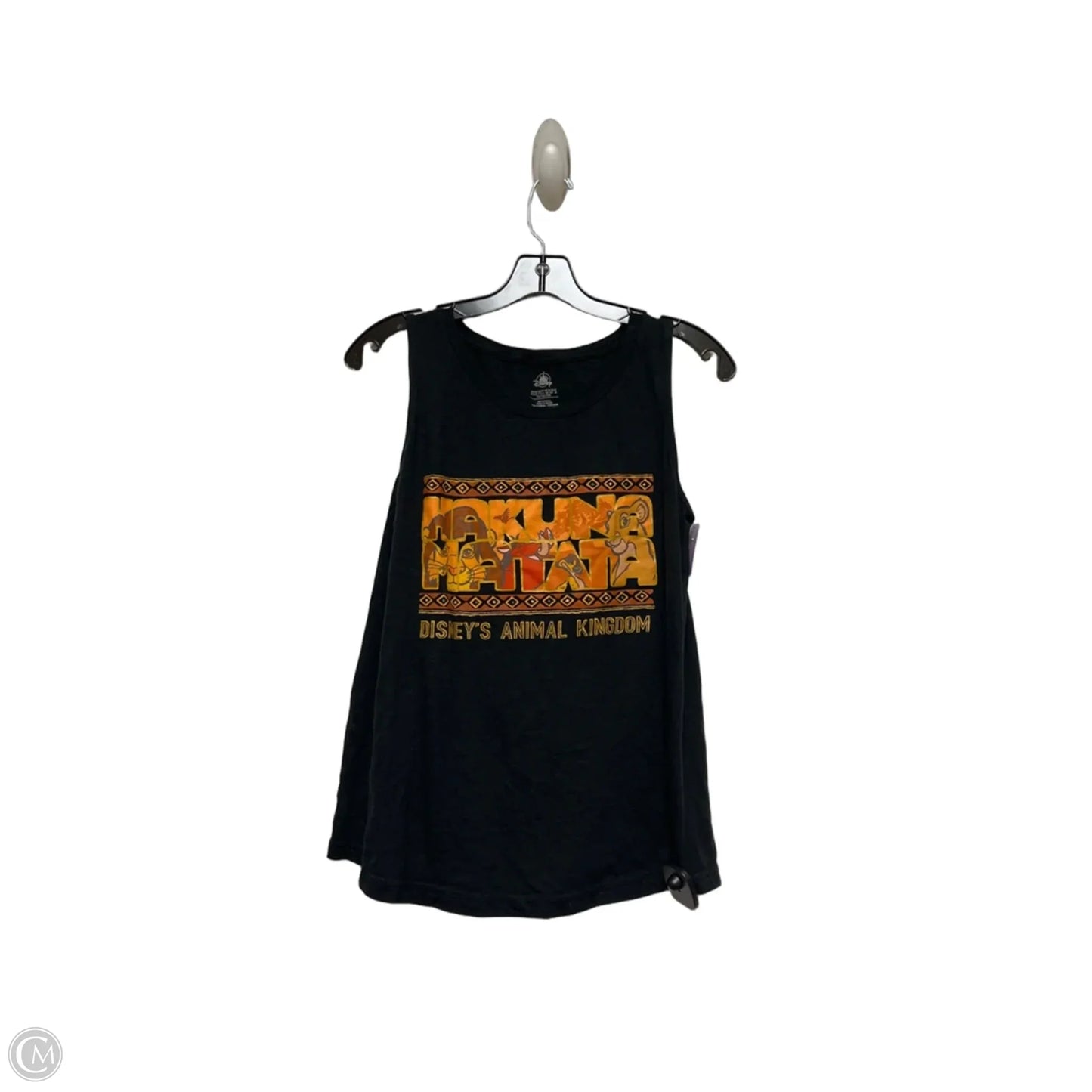 Tank Top By Disney Store In Black & Orange, Size: M