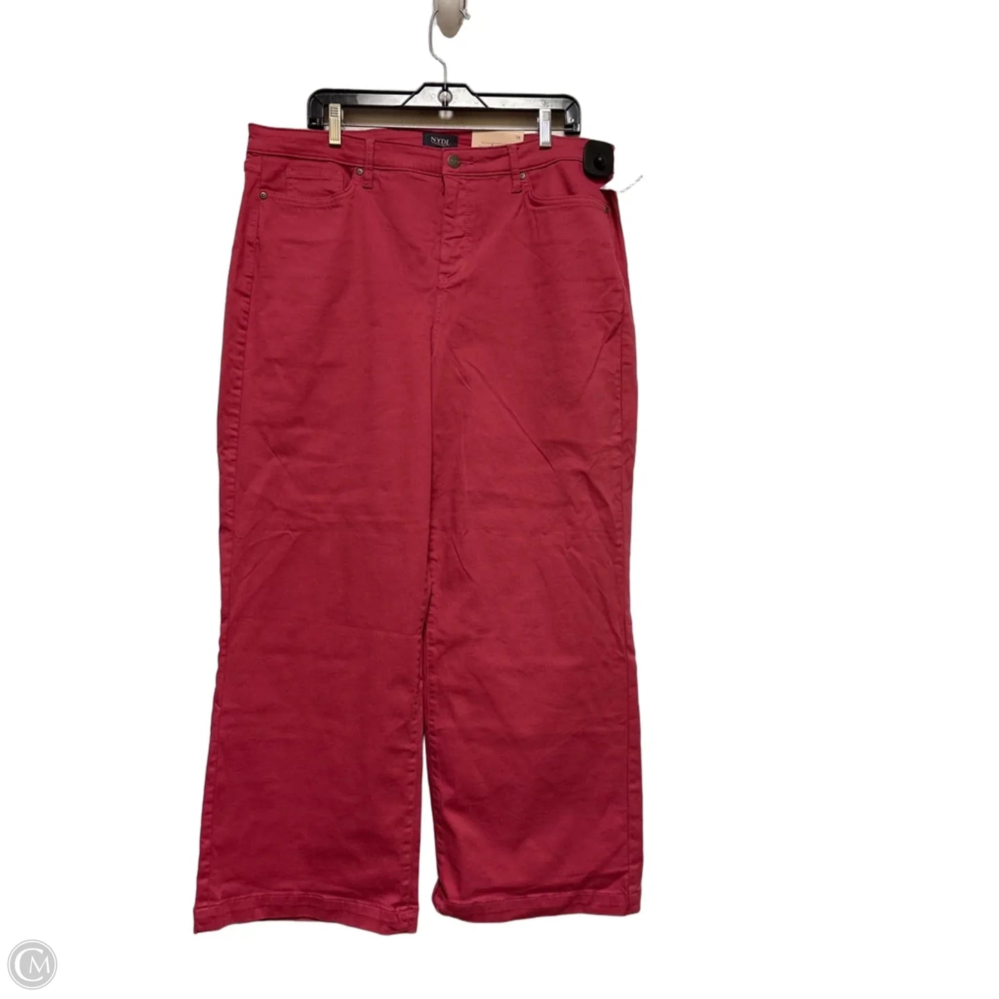 Pants Wide Leg By Not Your Daughters Jeans In Pink, Size: 16