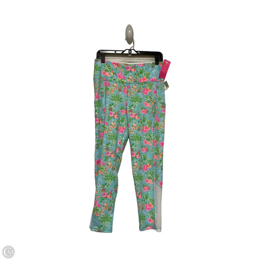 Pants Designer By Lilly Pulitzer In Blue & Green, Size: L