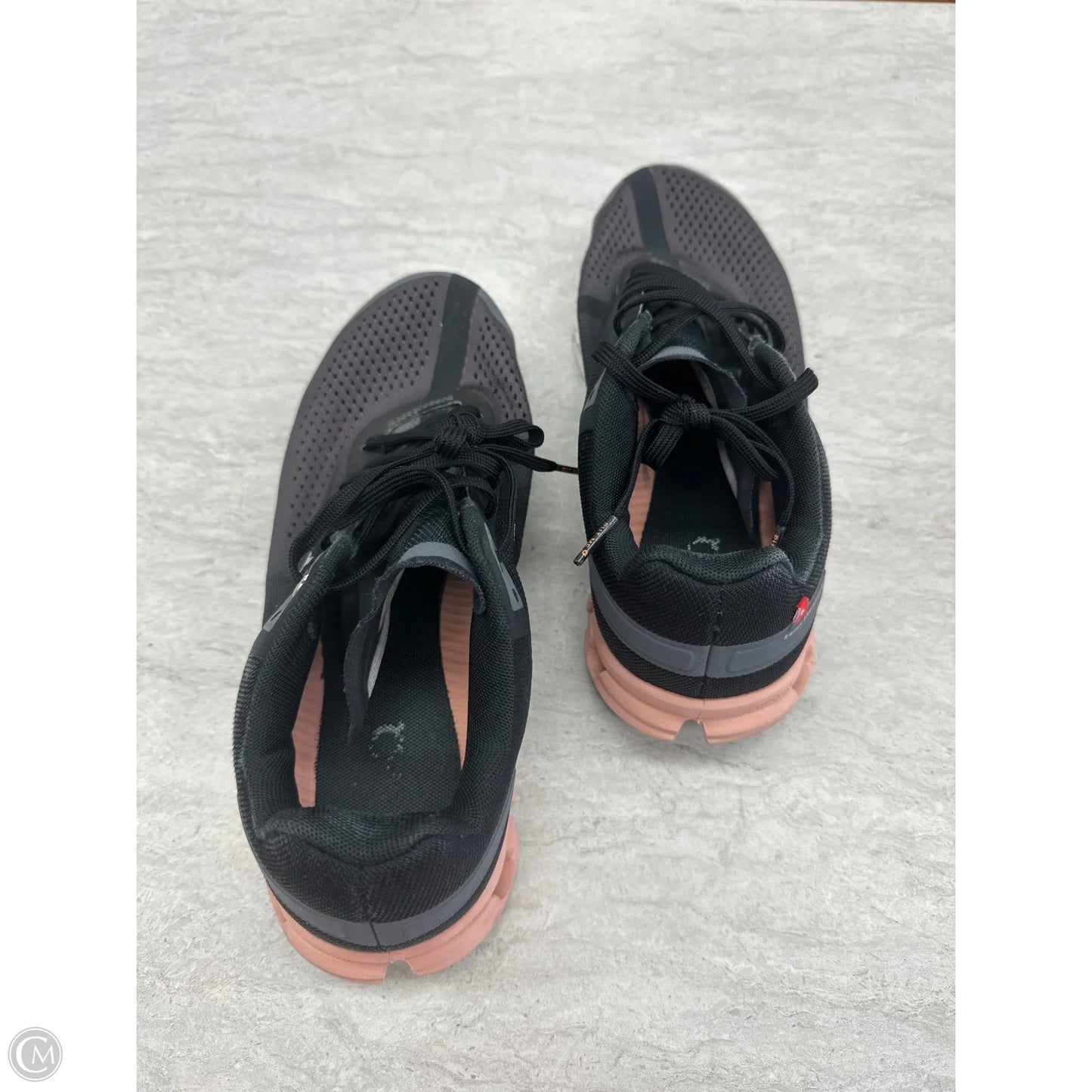 Shoes Athletic By On Cloud In Black & Pink, Size: 8.5