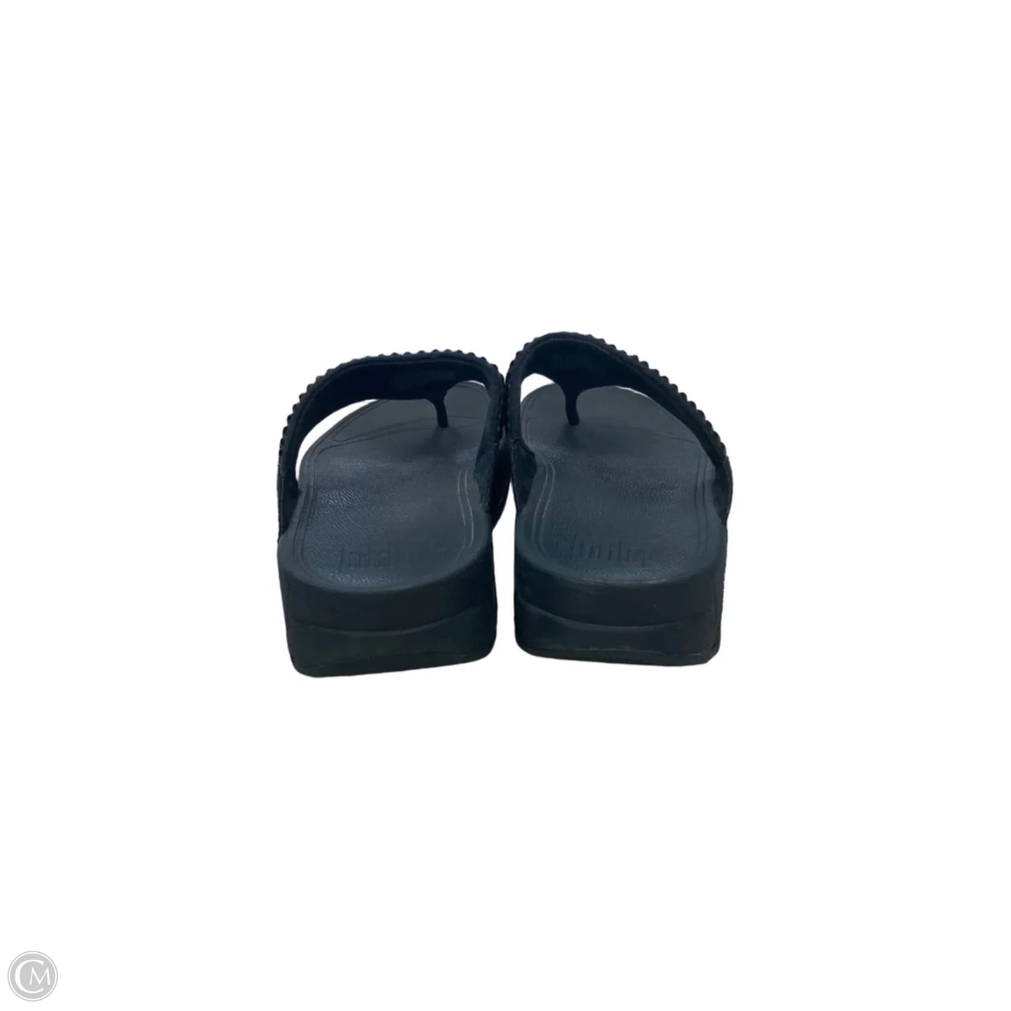Sandals Heels Wedge By Fitflop In Blue, Size: 6