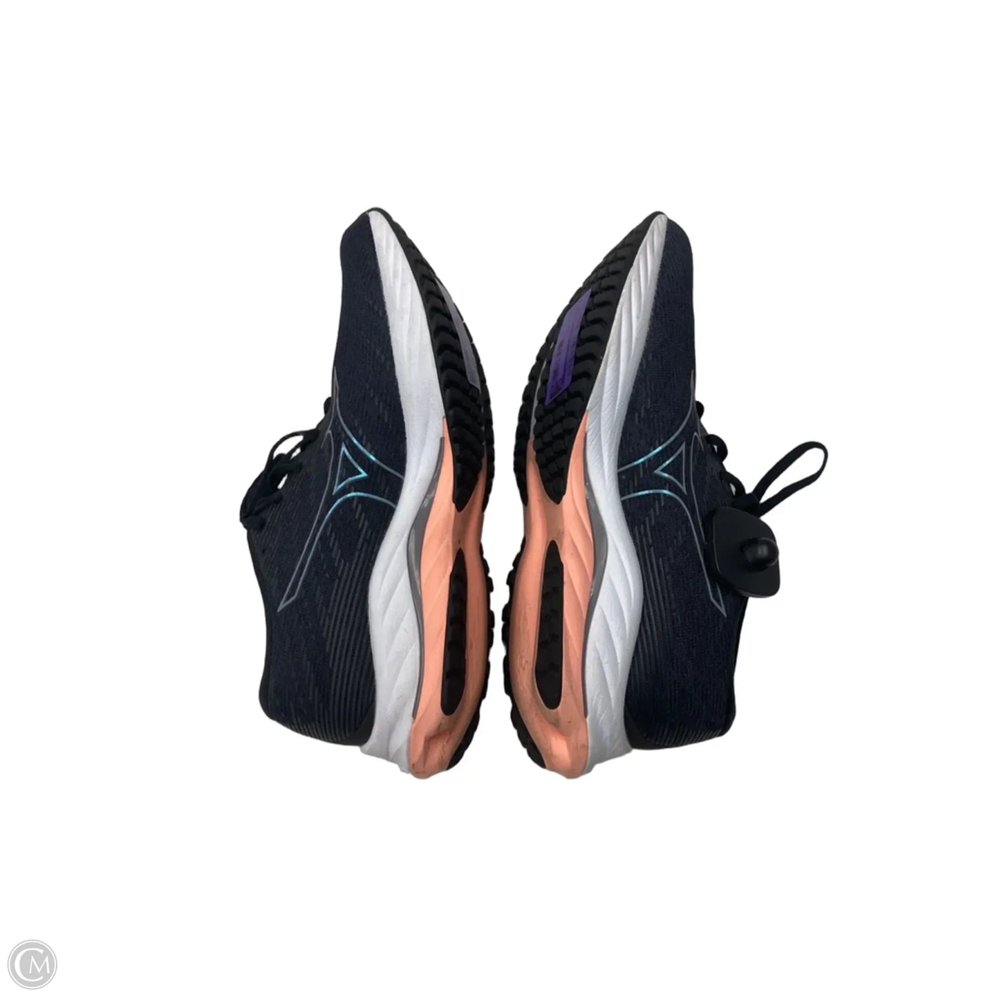 Shoes Athletic By Mizuno In Black & Blue, Size: 9.5