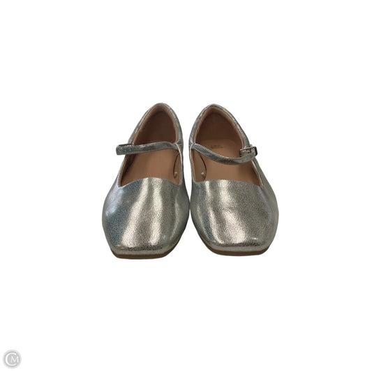 Shoes Flats By Wild Fable In Silver, Size: 9.5