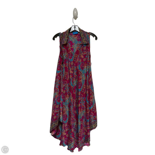 Dress Casual Short By Clothes Mentor In Blue & Pink, Size: Osfm