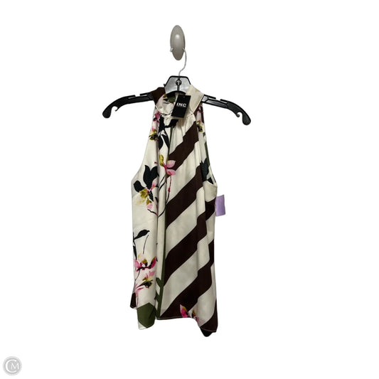 Top Sleeveless By Inc In Floral Print, Size: Xs