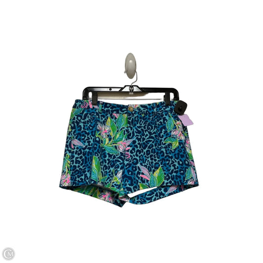 Shorts Designer By Lilly Pulitzer In Blue & Green, Size: 8