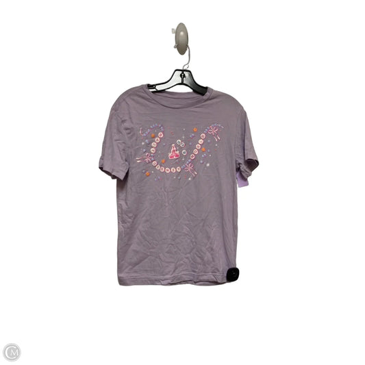 Top Short Sleeve Basic By Disney Store In Purple, Size: S