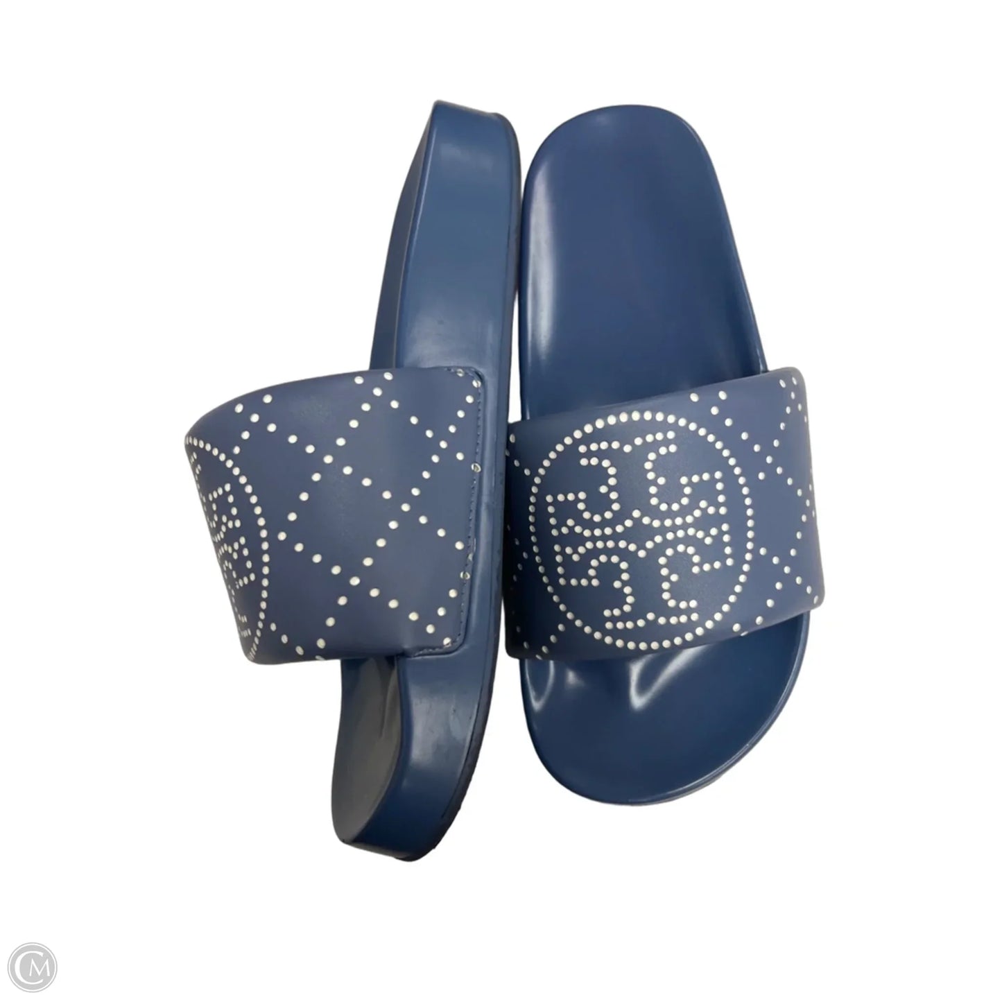 Sandals Designer By Tory Burch In Blue, Size: 7