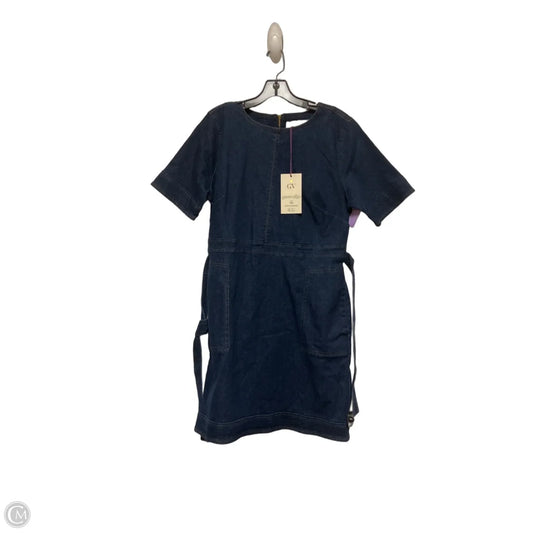 Dress Casual Short By Gloria Vanderbilt In Blue Denim, Size: L