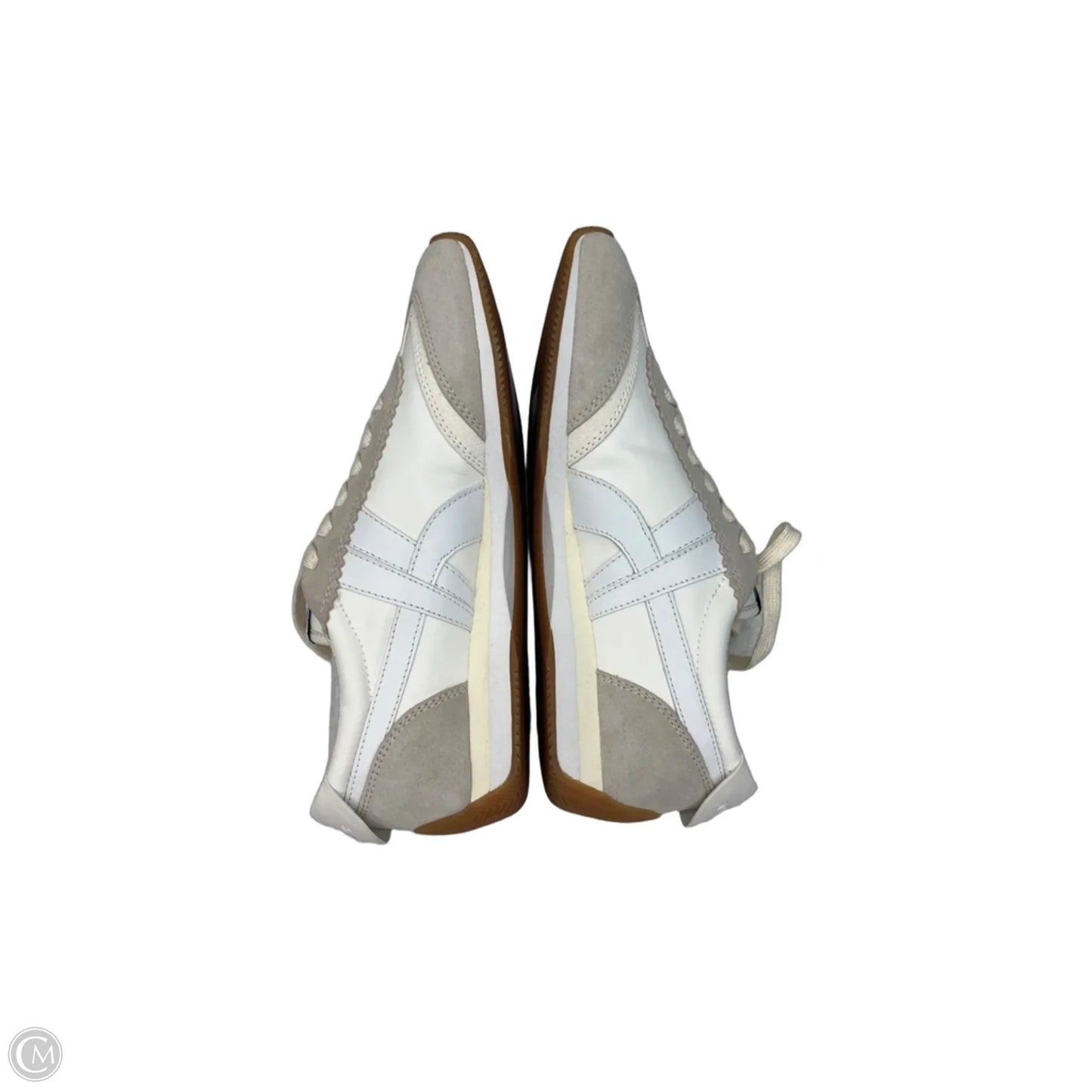 Shoes Designer By Tory Burch In Grey & White, Size: 7
