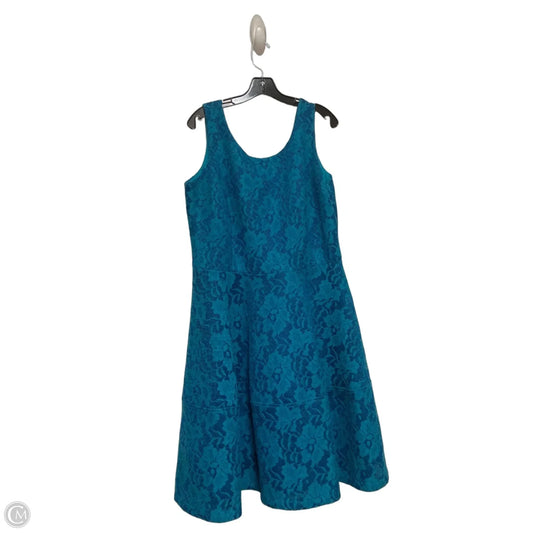 Dress Casual Midi By Calvin Klein In Blue, Size: Xl