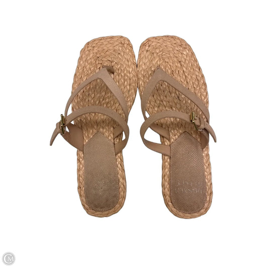 Sandals Flats By Donald Pliner In Tan, Size: 8