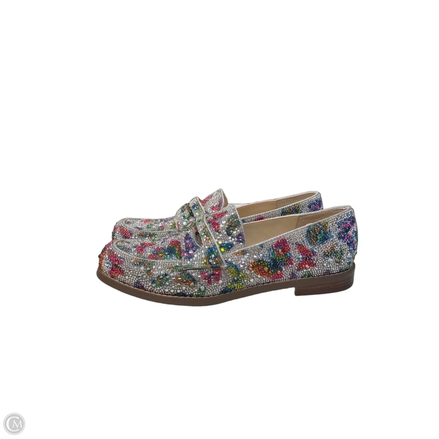 Shoes Athletic By Betsey Johnson In Rainbow Print, Size: 8.5