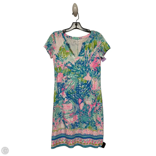 Dress Designer By Lilly Pulitzer In Blue & Green, Size: Xs