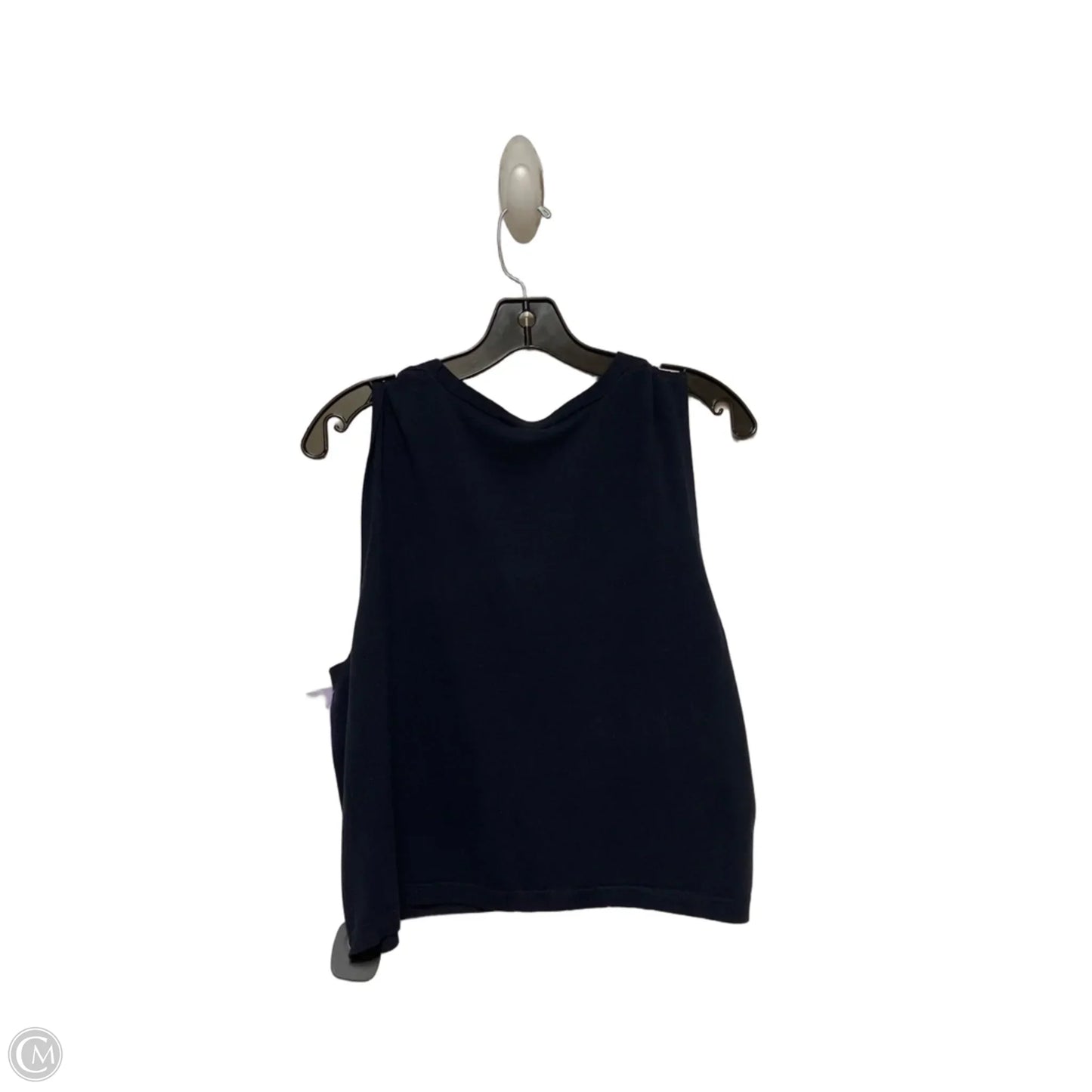 Top Sleeveless By Divided In Navy, Size: L