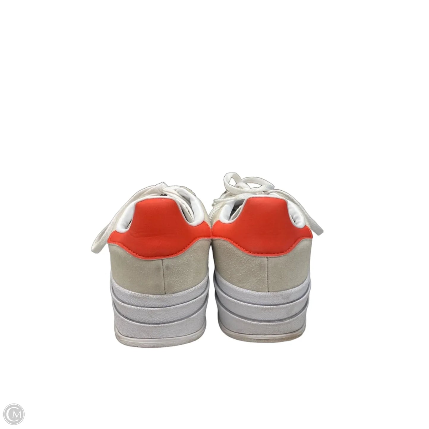 Shoes Sneakers By Adidas In Tan & White, Size: 7