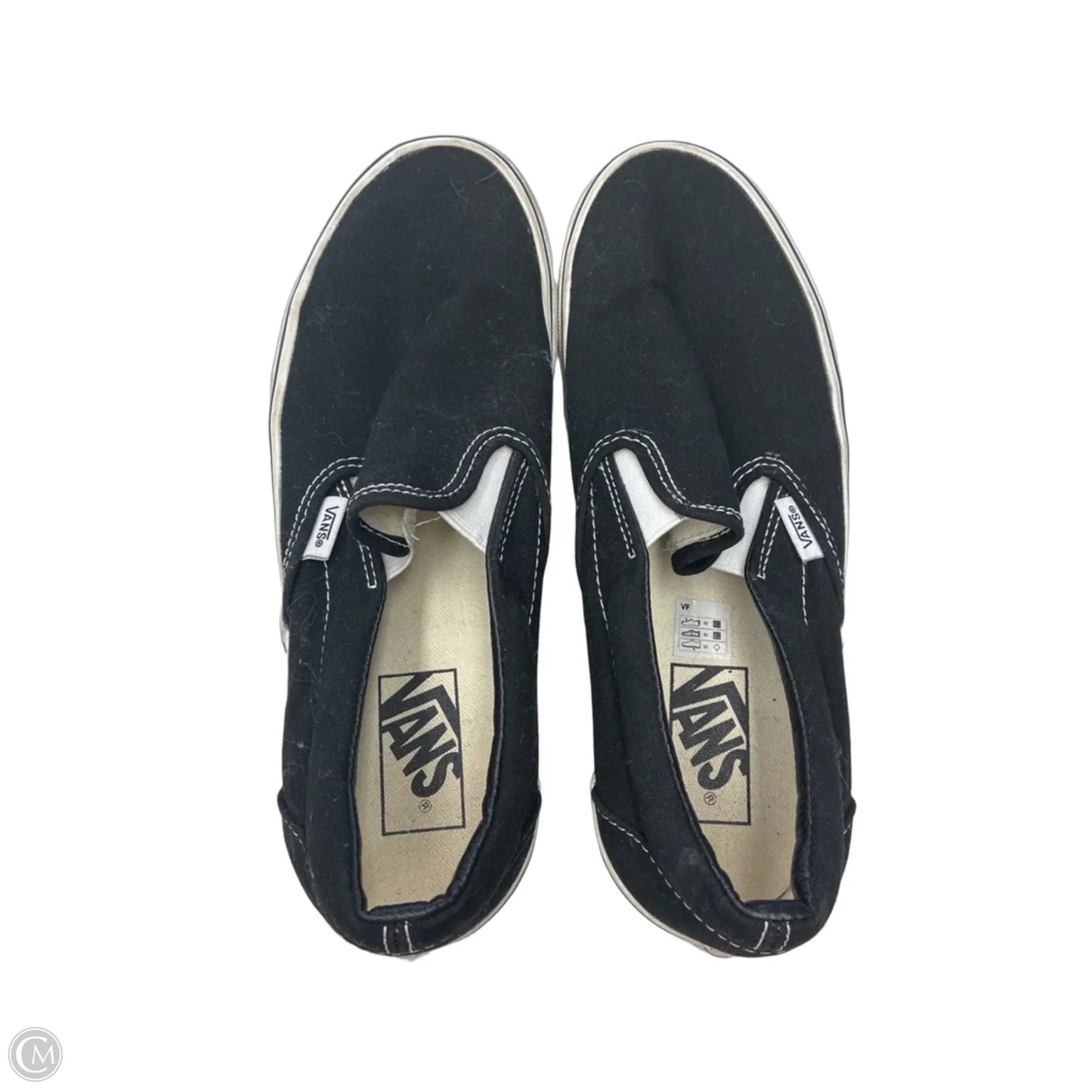 Shoes Sneakers By Vans In Black, Size: 9