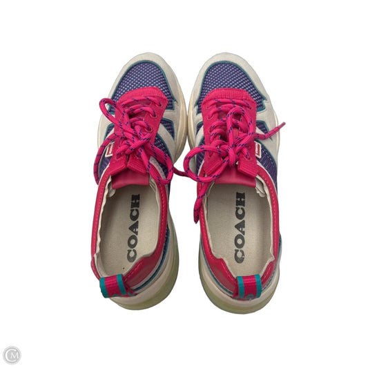 Shoes Designer By Coach In Multi-colored, Size: 8