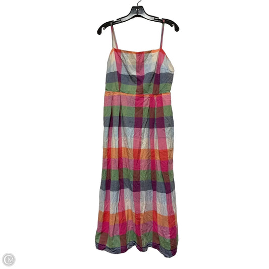 Dress Casual Midi By Target-designer In Multi-colored, Size: L