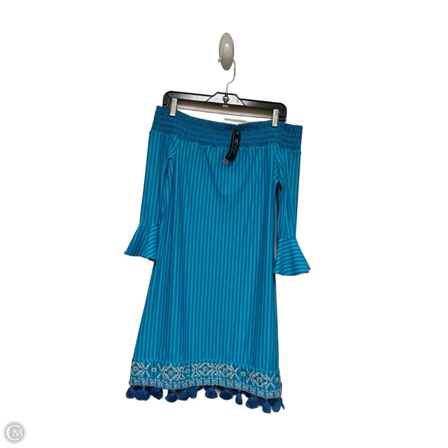 Dress Casual Short By Cabana Life In Blue, Size: S