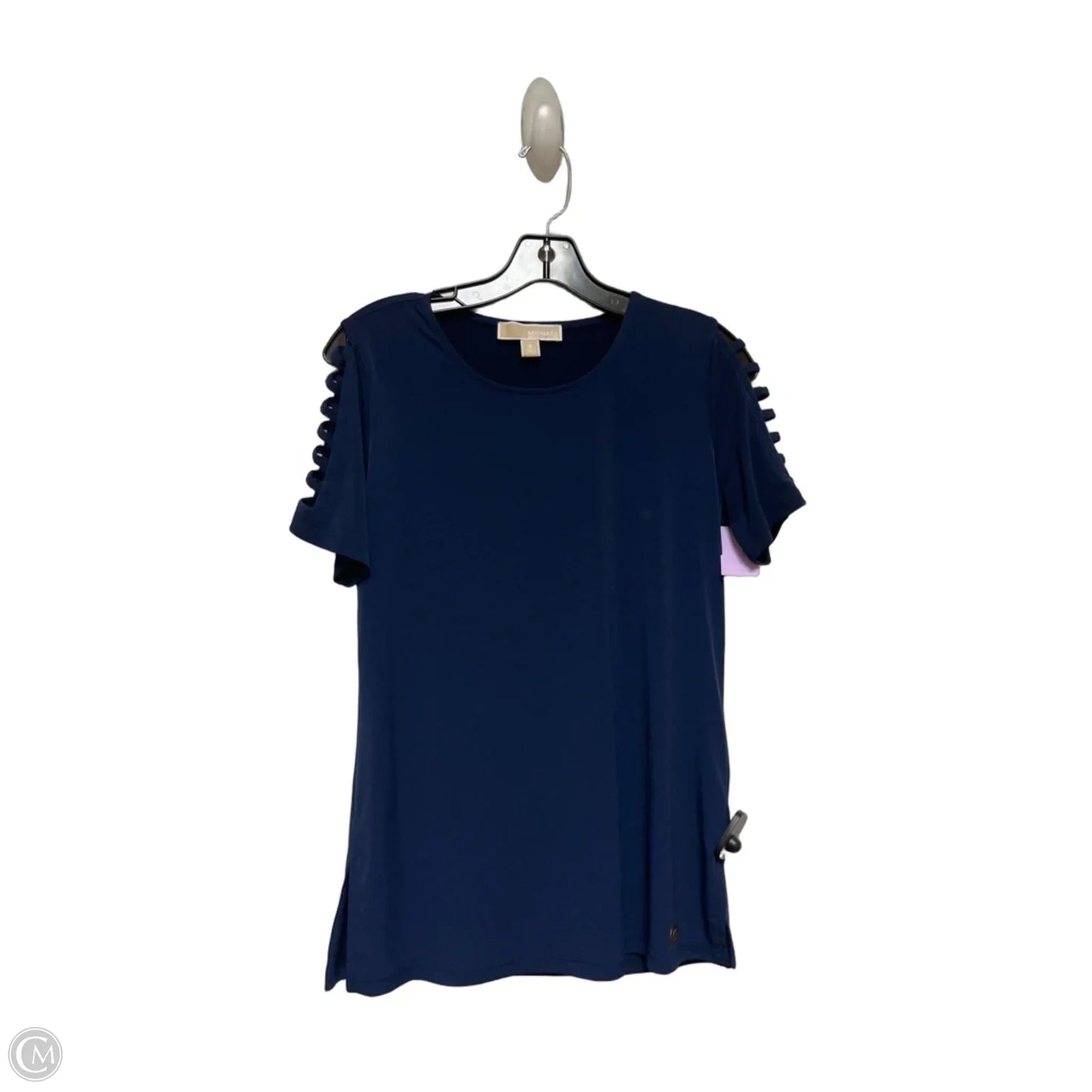 Top Short Sleeve By Michael By Michael Kors In Navy, Size: S