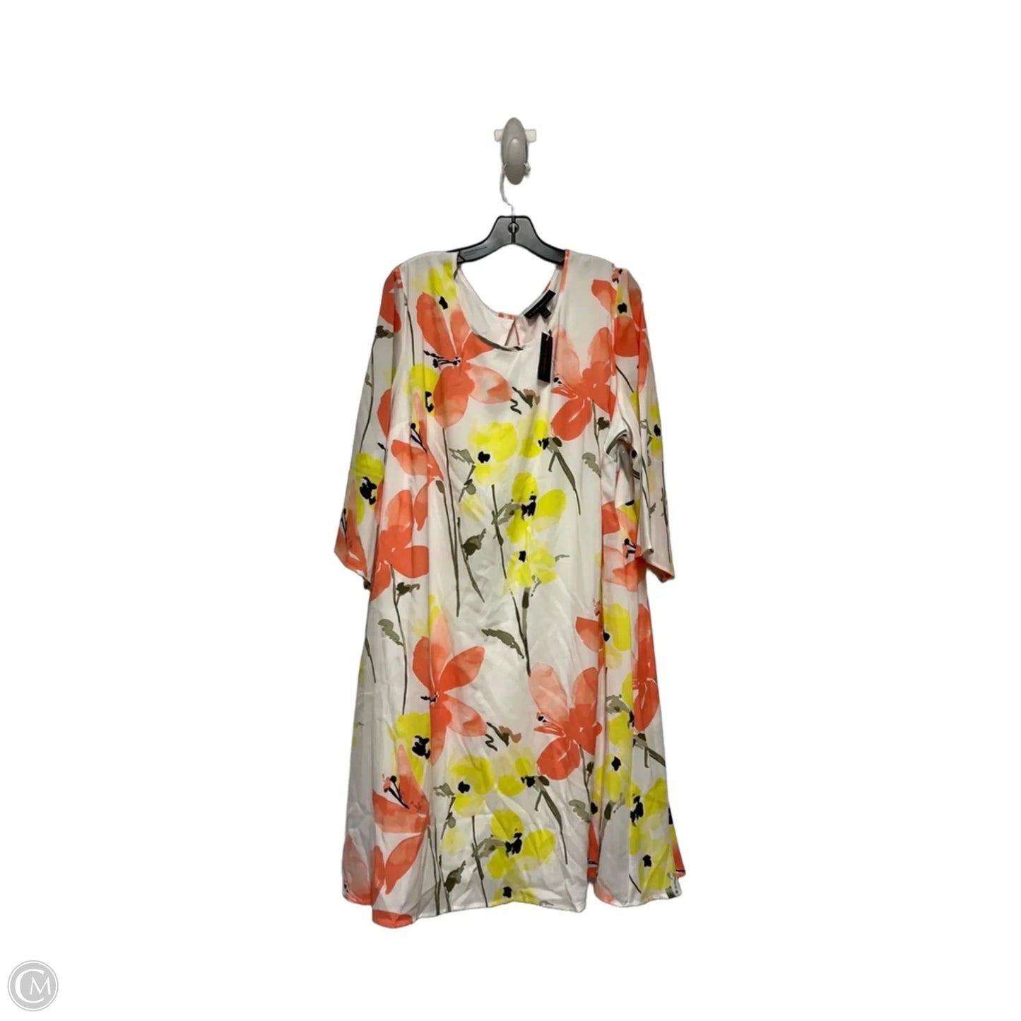 Dress Casual Midi By Lane Bryant In Floral Print, Size: 2x